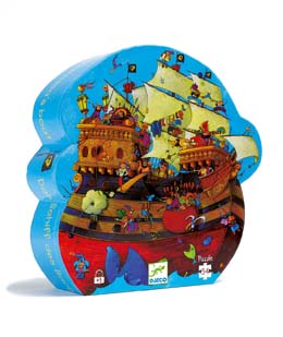 Barbarossa's Boat Silhouette Puzzle