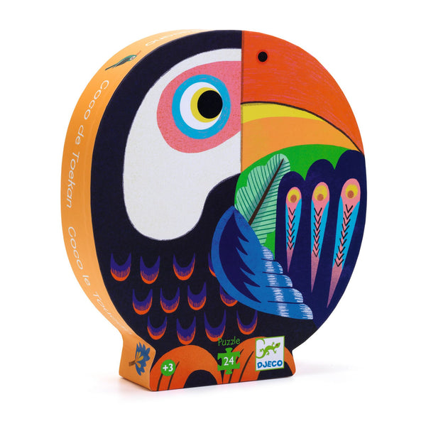 Coco the Toucan - Silhouette Puzzle