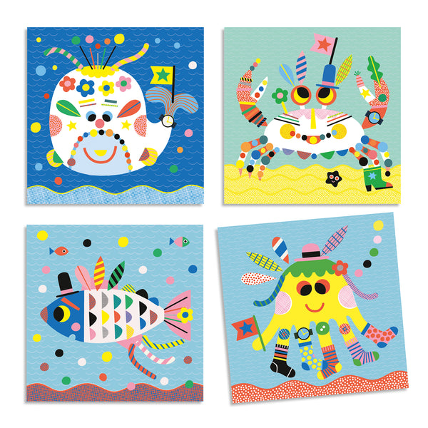 Create with Stickers - Sea Creatures