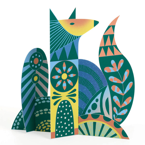 Folk Animals - Scratch Boards Sculptures