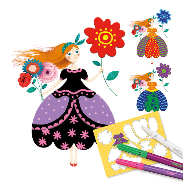 Magic Felt Tips - Marie's Pretty Dresses
