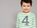 Gooseberry & Cream Breton Striped Number 3 T Shirt