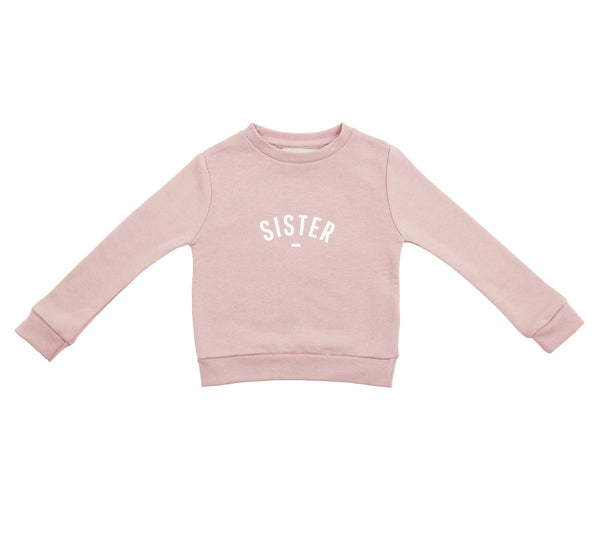 Blush Pink 'SISTER' Sweatshirt