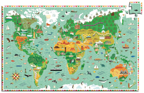 Around the World Observation Puzzle