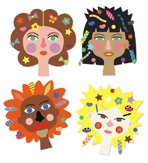 Create with Stickers - Hairdresser