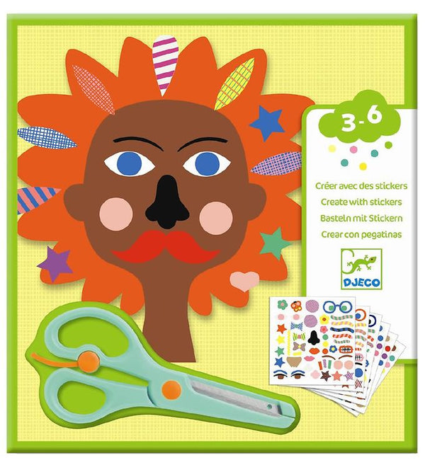 Create with Stickers - Hairdresser