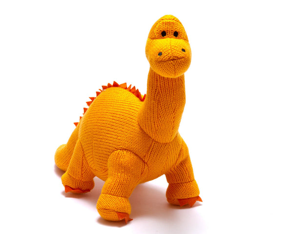 Mini Orange Diplodocus Rattle