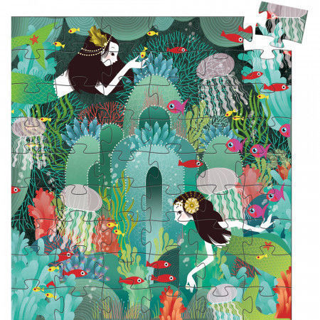 Aquatic Paradise Silhouette Puzzle