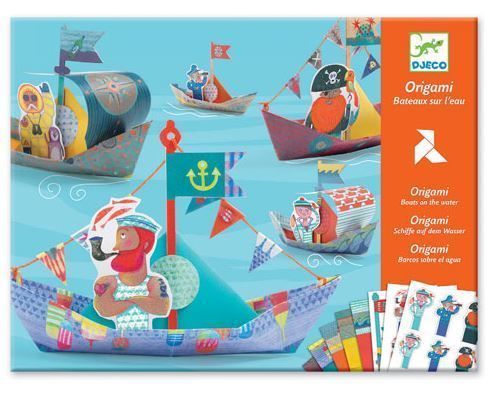 Origami - floating boats