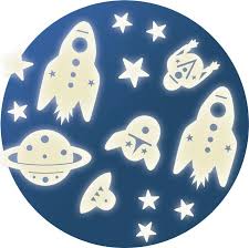 Space Stickers - Glow In The Dark
