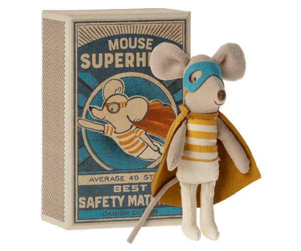 Superhero Mouse in a Matchbox