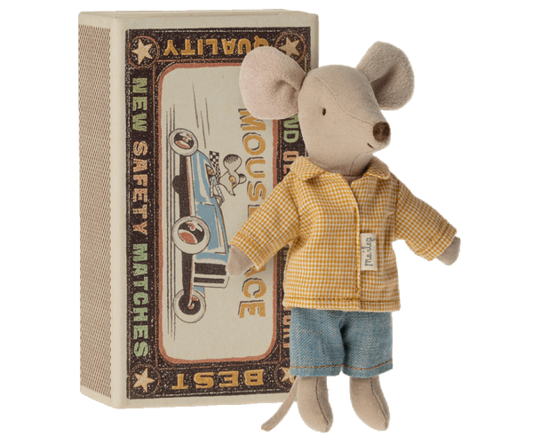 Big Brother Mouse In Box - Yellow Shirt