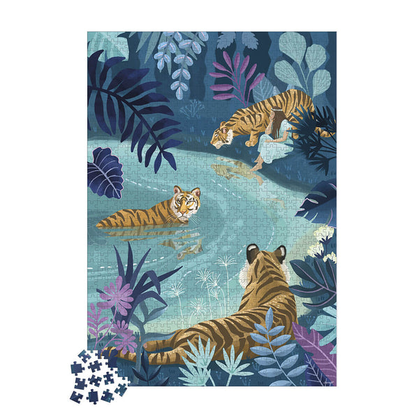 Tiger Gathering Puzzle - 1000 pieces