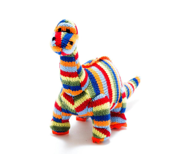Mini Stripe Diplodocus rattle