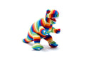 Bold Stripe Medium Knitted T-Rex