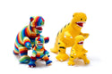 Mini Bold Stripe T-Rex Rattle