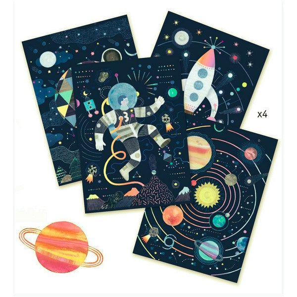 Cosmic Mission Scratch Boards